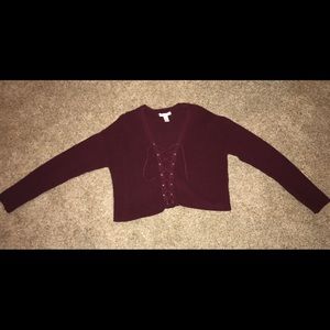 sweater crop top